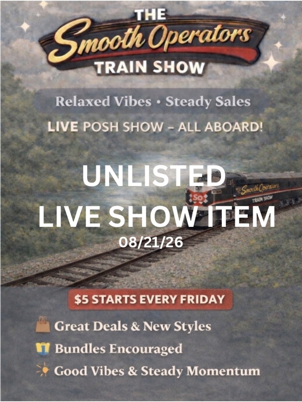 08/21/26 - Unlisted Live Show Item (Smooth Operators) - Arrangements 365🛍️🩷